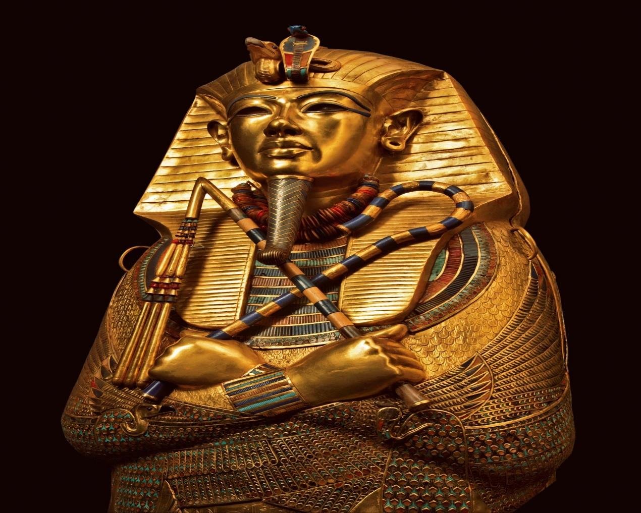 Innermost gold coffin of Tutankhamun